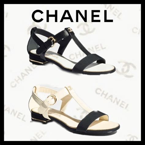 sandały chanel olx|Chanel sandals uk.